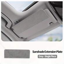 1 Car Sun Visor Extender, Anti-Glare, UV Protection, Adjustable Back Clip, Suitable For Various Car Models, Car Interior Accessories - Beige - View 4