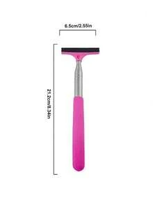 Extendable Car Rearview Mirror Wiper, Length 21cm (8.2 Inches) To 98cm (38.6 Inches) (Max), Car Rearview Mirror Wiper, Extendable Car Window Wiper, Cleaning Tool With Telescopic Handle, Portable Cleaning Tool, Car Side Mirror Wiper, Extendable Wing Mirror Wiper Cleaner, Portable Car Interior And Exterior Cleaning Accessory For Rainy And Foggy Weather, Portable Car Glass Cleaning Snow Brush - Multicolor - View 4