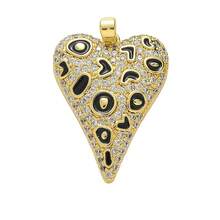 1pc Copper Creative New Fashion Personalized Heart Pendant, Valentine's Day Gift, DIY Bracelet Necklace Earring Backpack Versatile Accessory - Multicolor - View 20