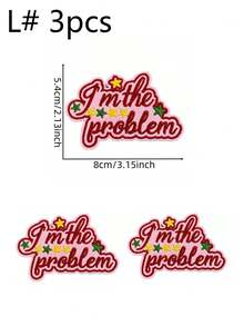 Bộ 3/14 miếng vá thêu chữ Cherry màu hồng hình bé gái, hoạt hình dễ thương, làm từ sợi polyester, thích hợp để tự may vá quần áo, phụ kiện may mặc, dùng cho mũ lưỡi trai, quần jean, áo sơ mi, áo khoác, ba lô, quần áo thường ngày và phụ kiện. - Nhiều màu - Xem 18