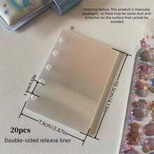 A6/A7/M5 7.5C PET Transparent Double-Sided Release Sticker Collection Page - Color - View 5