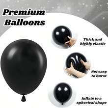 51 pezzi/31 pezzi Set di palloncini in lattice da 10 pollici di colore blu navy, nero, blu metallizzato, argento metallizzato, adatti per San Valentino, Capodanno, feste di compleanno, addii al celibato, decorazioni per matrimoni, cerimonie di laurea, feste di pensionamento - Multicolore - Visualizzare 7