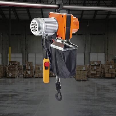 Polipasto eléctrico de cadena , capacidad de 2200 lbs/1 tonelada, altura de elevación de 10 pies, velocidad de 10 pies/min, 120 V, grúa aérea monofásica con cadena G100, control remoto con cable de 10 pies para garaje, tienda, hotel, hogar