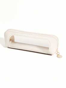 Transparent Cosmetic Bag, Travel Makeup Bag, Faux Leather Makeup And Brush Organizer Pouch With Clear Window And Zipper, Convenient For Carrying, Suitable For Fitness And Business Travel, Can Hold Lipstick And Other Items, Not Waterproof, Suitable For Students And Daily Use, Can Be Given As A Gift To Friends, Girlfriends, Teachers Or Valentine's Day Gifts. - Multicolor - View 9