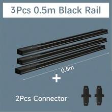 Adjustable LED Track Light, Ceiling Mounted Spotlight, Sliding LED Lamp For Home, Foldable And Dimmable Track Spotlight, Black (Requires Track Power Supply), Suitable For Bedroom/Kitchen/Living Room/Closet/Hallway/Room/Cafe/Exhibition Hall/Store/Entryway/Corridor/Dining Room/Clothing Store/Bar