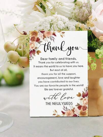 Place Card Seat Card Name Card Invitation Card Seating Card Writable In-Stock Floral Design Card Factory Direct