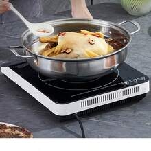 Placa de inducción portátil de 1800 W con quemador de encimera y 9 niveles de temperatura - inducción portátil - Ver 9