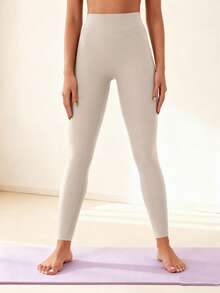 VOYJOY Womens Scrunch Workout Leggings Compression Butt Lifting Mid High Waist 26 Inches Seamless V Back Yoga Pants Fall Clothes For Women Black Leggings Winter Clothes For Women - 珍珠灰 - 查看 4