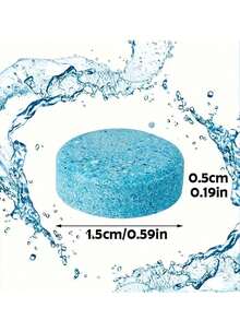 挡风玻璃浓缩型雨水驱避泡腾片，多季节汽车及家居适用 - 彩色 - 查看 2
