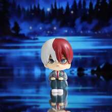 Chibi Izuku Midoriya, Shoto Todoroki, Ochaco Uraraka Figurine Cake Topper Decoration Baking Doll Gift For Boys - Multicolor - View 12