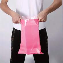 20 bolsas de correo autoadhesivas gruesas de color melocotón-rosa - impermeables, resistentes al desgarro, suaves y de embalaje, adecuadas para el transporte de ropa, uso comercial, bolsas de embalaje de ropa, embalaje de moda, embalaje duradero - rosa durazno - Ver 5