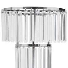 Modern 5-Tier Wedding Flower Stand, 5-Tier Acrylic Crystal Flower Stand, Wedding Vases Centerpieces, Crystal Vases, Elegant Flower Display Holder For Weddings, For Parties, Events Decoration(Round Pedestal, Silver/Gold) - 銀色 - 查看 11