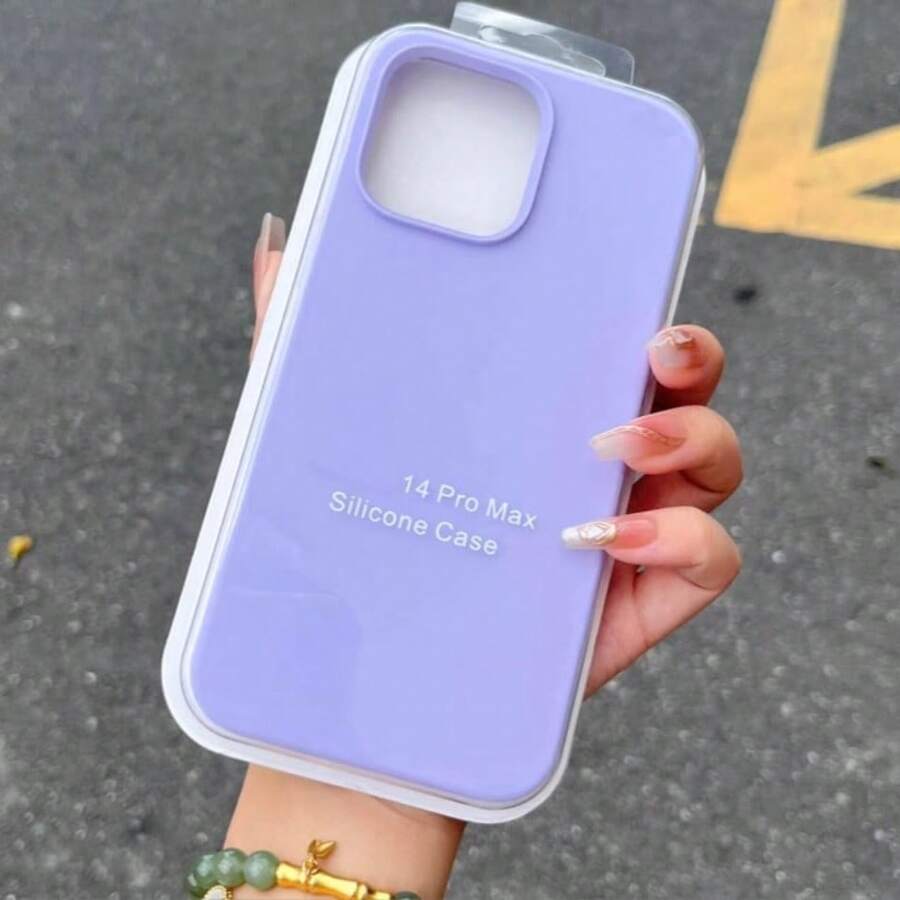 Velvety Silicone Case With Soft Touch And Premium Protection - Roxo - View 1