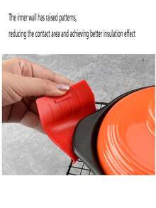 Silicone Pot Ear Clip, Creative Clip For Cast Iron Pot Handle, Heat Resistant Silicone Hand Clip, Thick And High Temperature Resistant, Oven, Microwave Silicone Gloves - Multicolor - View 9