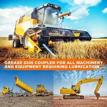 1个不锈钢油枪接头 - 带锁紧功能的注油嘴，双手柄，快速释放，耐压10,000 PSI，铝合金材质，兼容1/8英寸NPT油枪，适用于汽车润滑系统和汽车保养 | 喷嘴连接牢固 | 结构坚固耐用 - 彩色 - 查看 3