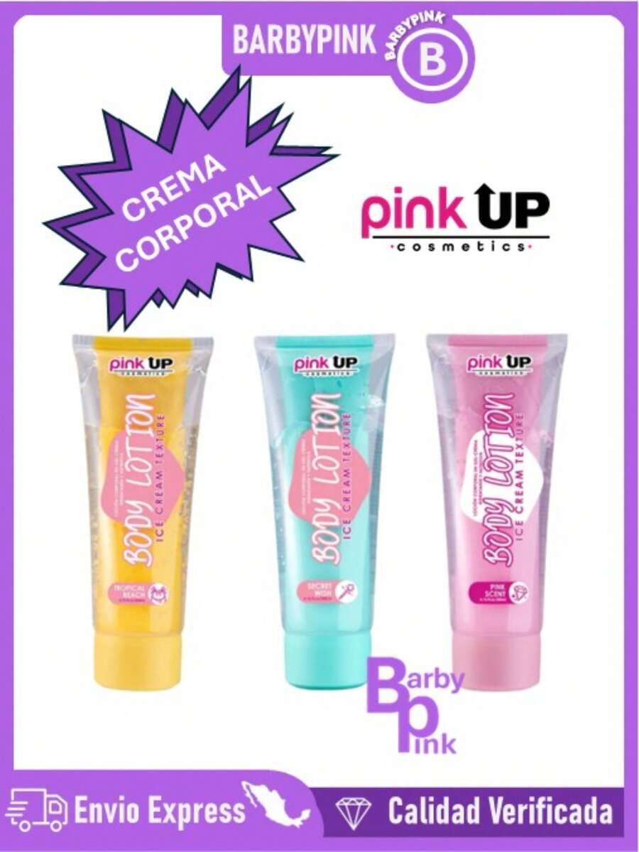 BODY LOTION - PINK UP / Double Benefit Body Gel Cream With Cream Inside And - 熱帶海灘 - 查看 1