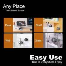 Soporte Ajustable de Alta Estabilidad – Rotación 360° y Fijación Segura - Multicolor - Ver 4