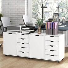 Office Storage Cart - White - View 8