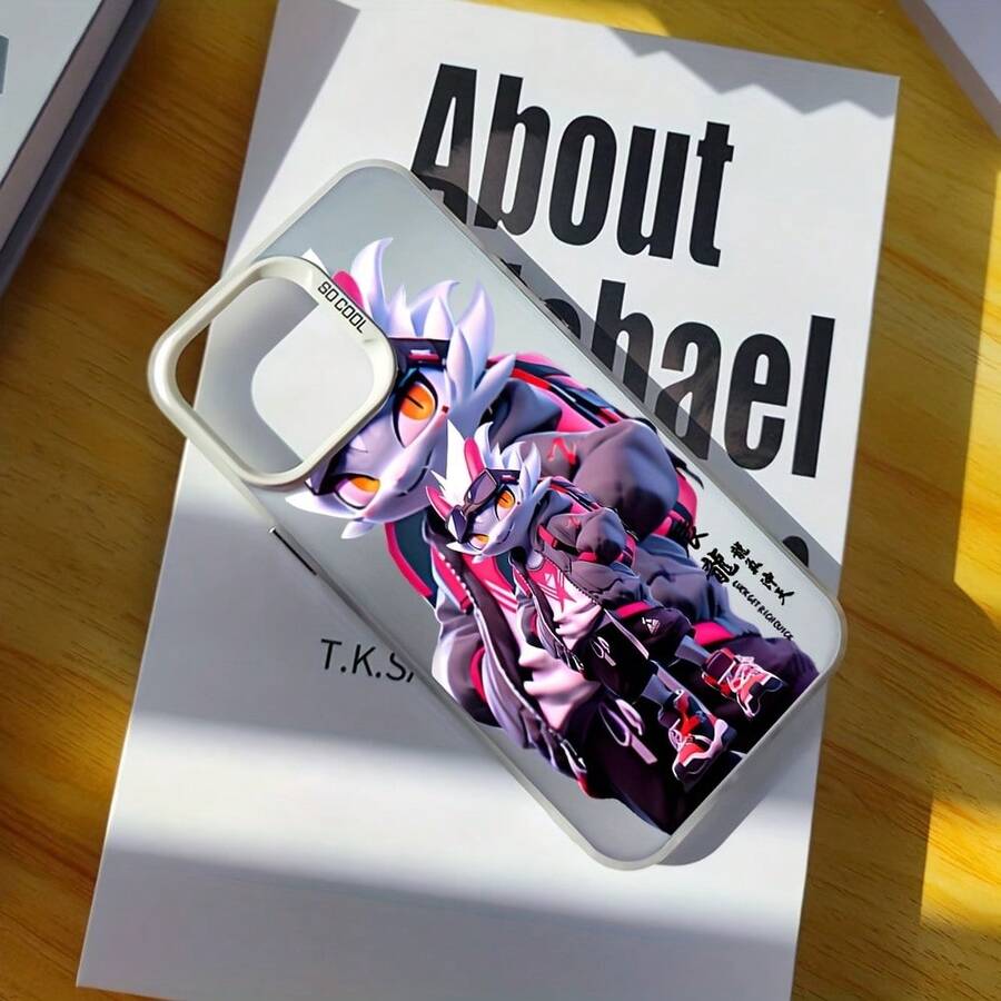 Funda de Teléfono de Patrón de Caricatura Clásica y Moderna Adecuada para iPhone 17, 16, 15, 14, 13, 12, 11, Air, Pro, Max, X, XR, XSMAX y 8 Plus, con una Carcasa Dura Colorida y Esmerilada para Protección. - Color mixto 1 - Ver 1