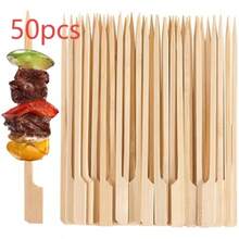 200/100/50/1 pièce (3,54"/4,72"/5,9"/7,87"/11,81" de long) Brochettes en bambou, bâtons de barbecue, brochettes pour aliments grillés, bâtons de tanghulu, également convenant pour le barbecue en plein air, le camping, les amuse-gueules, les fruits, les martinis, le fromage, les sandwichs, les garnitures de fontaine de chocolat, la fondue chinoise, les crevettes tigrées, les brochettes de viande, les garnitures de cocktail, les voyages, les réunions de vacances - Multicolore - Voir 20