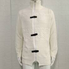 Men Sports Cardigans - Black - View 5