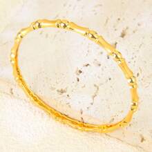 21k Gold Plated Asymmetrical Bracelet, Luxury Arabic Style Charm Bracelet For Women, Elegant Jewelry For Saudi, Dubai Bride Wedding Party