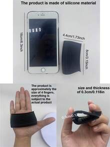 2 件装硅胶锅柄隔热保护套，耐热防滑，适用于厨房、烹饪、户外、露营、烧烤和家庭厨师、女性、男性、成人（黑色、红色和灰色） - 彩色 - 查看 2