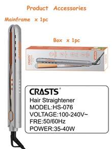 CRASTS 直发卷发两用器，沙龙级直发器，带显示屏，适用于刘海造型，沙龙级使用 - 查看 5