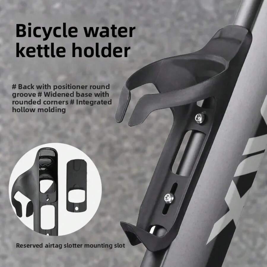 Soporte de Botella de Agua para Bicicleta Aero Propel con Instalación de Airtag para /Apple Soporte de Botella Ultraligero MTB - Largo - Ver 1