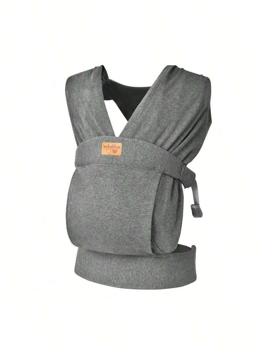 VRBABIES Toddler Carrier With Adjustable Shoulder Strap, Baby Carrier,Canguro Para Cargar Bebe,Baby Carrier Newborn To Toddler,Baby Carrying Jacket For Mom - Màu xám đen - Xem 1