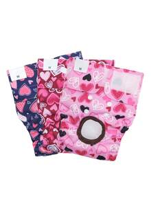 3pcs Reusable Washable Female Dog Diapers, Designed For Female Dogs, Heat Resistant Training Pants Suitable For All Small Breeds - Multicolor - View 12
