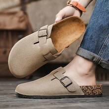 صندل كاجوال سهل الارتداء مقاس كبير من بيركنستوك أسود يناسب الجنسين 2025 - لون الرمل - مشاهدة 9