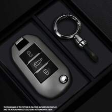 Black Samurai Style TPU Car Key Fob Cover Suitable For Peugeot 208 308 408 508 2008 3008 4008 5008 And Citroen C3 C4 Cactus C6 C8 - A Type - View 4