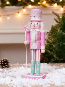 1pc, 30cm Christmas Nutcracker Figurine, Christmas Decor, Wooden Soldier Desktop Ornament, Nutcracker Decoration, Christmas Home Decor, Christmas Party Supplies, Wooden Christmas Tree Hanging Ornament, For Christmas Scene Decoration, Home Decor, Mall Decor, Outdoor Decor, Christmas Gift Set Christmas Decorations Room Decor Winter Christmas Decorations Home Christmas Gifts Christmas Decor - Multicolor - View 31