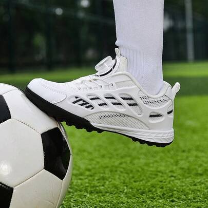 Boys Girls Indoor Soccer Shoes Cleats For Youth Athletic Outdoor Turf Soccer Cleats Girls Broken Nail Football Shoes