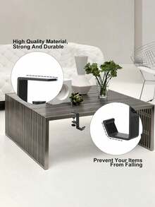 1个可调节挂钩，承重力强，经久耐用，用途广泛，安装简便，适用于桌面和桌边，不粘，可拆卸，方便移动。 - 彩色 - 查看 7