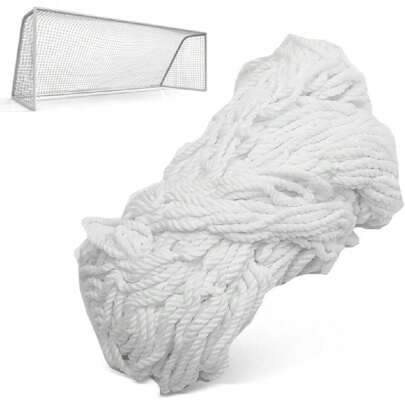 Soccer Net 12x6,  Soccer Net For Replacement Football Goal Netting For Adults And Youth Football Practice, White,28120459