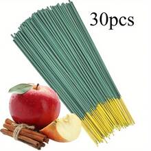 30/50/150pcs 8.22" Apple Cinnamon Incense Sticks, Natural Fragrance Powder Material, Suitable For Home, Yoga, Camping, Gatherings, Reading And Office Use - Apple - View 11