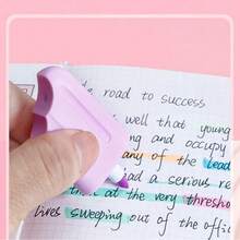 6pcs/Set Cartoon Ice Cream Shaped Highlighter Pens Back To School - one-size - View 2