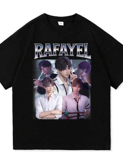 Vintage Rafayel Love and Deepspace T Shirt Hot Fashion MenWomen Harajuku Graphic Game T-Shirt High Quality Cotton Tees Shirts