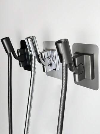 Adjustable Shower Head Holder, No Drill Bathroom Shower Bracket, Movable Shower Head Holder