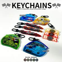 Móc khóa đua xe, Móc khóa đua xe F1, Phụ kiện móc khóa, Móc khóa túi, VER, RUS, SAI, LEC, Móc khóa Lando Driver, Mặt dây chuyền nhân vật hoạt hình phẳng 2D hai mặt. Quà tặng nhân vật hoạt hình. Thích hợp cho người hâm mộ, Quà tặng sinh nhật, Móc khóa, Móc khóa ô tô và trang trí bao bì, Trang trí ba lô và nội thất - Nhiều màu - Xem 9