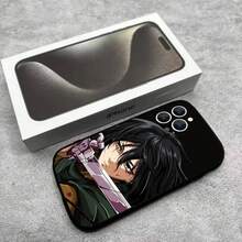 A-Attack on T-Titan M-Mikasa Phone Case compatible with  17,16,15,14,13,12,Pro,Max,Plus,E,SE4,Air,Mini Black Soft Box, Cover compatible with  17 pro hülle,  17 pro max hülle,  17 hülle,  16 pro hülle - z2 - Übersicht 5