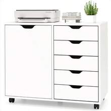 Office Storage Cart - White - View 1