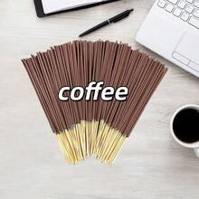 145/165/195 Pcs Coffee Incense Sticks, Suitable For Yoga, Meditation And Sitting Meditation. Purify The Mind, Dispel Negative Energy, Also Suitable For Outdoor Travel, Courtyard, Bedroom, Home Decor And Deodorizing Bathroom - Coffee - View 9