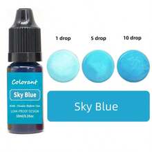 20 Color 10ml Highly Concentrated Aromatherapy Candle Liquid Dye, Diy Handmade Soap Pigment - Sky Blue - View 10