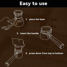 1pc Silicone Coffee Powder Tamper Base, Suitable For Coffee Handle - Multicolor - View 4