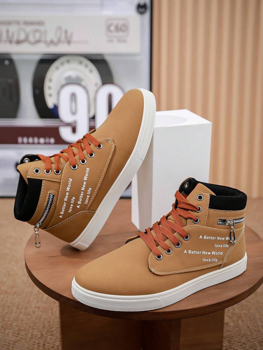 Men's Fashionable Casual Sporty Mid-Top Sneakers