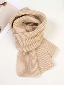 1 قطعة وشاح مُحبوك بألوان صلبة وخطوط للأطفال، وشاح شتوي سميك وناعم لتدفئة الرقبة، وشاح عصري وشامل للطلاب من الأولاد والبنات، وشاح للأطفال البنات، وشاح مقاوم للبرد للخارج، وشاح عيد الميلاد