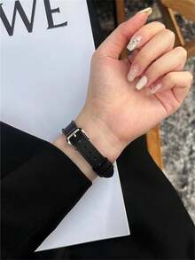 Leather Strap With Bow Tie, Compatible With 38/40/41/42/44/45/46/49mm Dial, Compatible With Ultra/SE11/10/9/8/7/6/5/4/3/2/1 Models